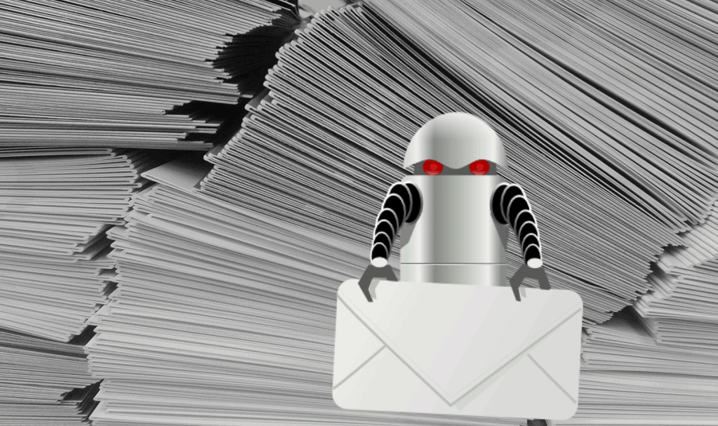 robot triant des enveloppes